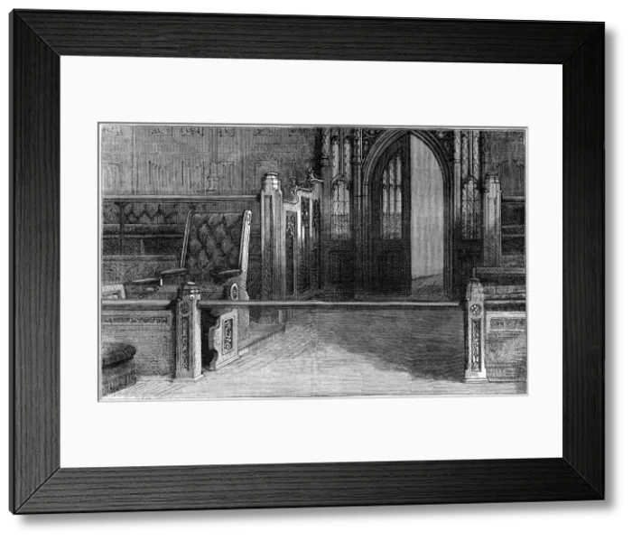 Framed Print : The Bar of the House of Commons, Westminster, London, 19th century Framed Print : The Bar of the House of Commons, Westminster, London, 19th century