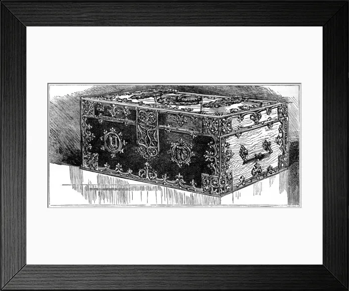 Framed Print : The Oath Box, House of Commons, Westminster, London, 19th century