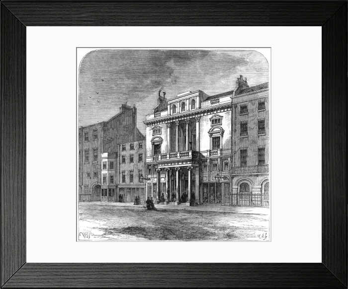 Framed Print : St Jamess Theatre, London, 1891 Framed Print : St Jamess Theatre, London, 1891