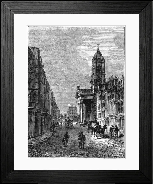 Framed Print : George Street, Hanover Square, London, 1800 (1891) Framed Print : George Street, Hanover Square, London, 1800 (1891)