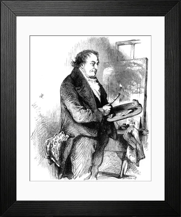 Framed Print : Joseph Mallord William Turner (1775-1851), English artist, 1891 Framed Print : Joseph Mallord William Turner (1775-1851), English artist, 1891