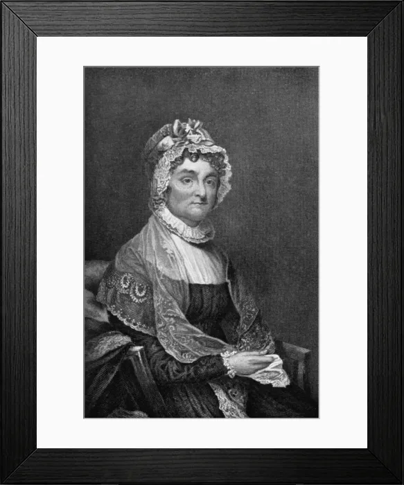 Framed Print : Abigail Adams (1744-1818), wife of President John Adams, 18th century (1908) Framed Print : Abigail Adams (1744-1818), wife of President John Adams, 18th century (1908)