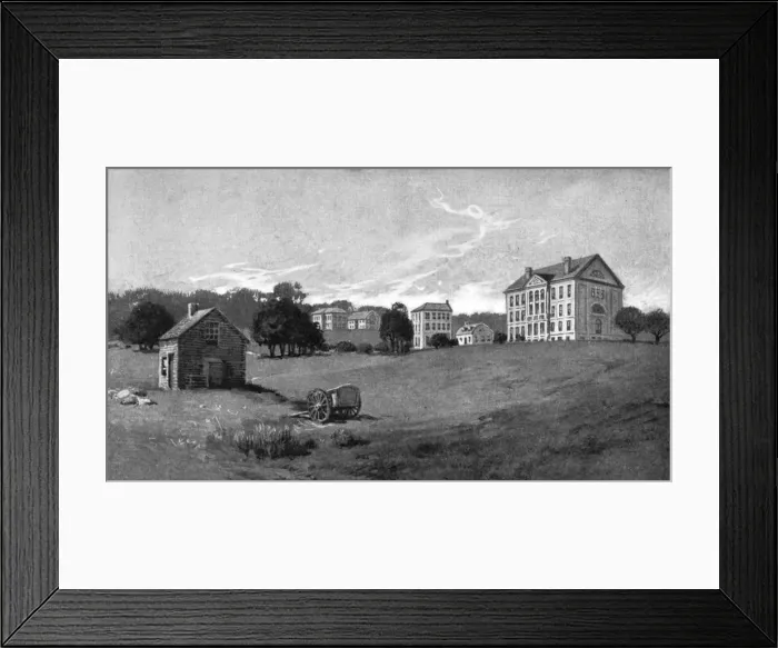 Framed Print : The presidents house, USA, 1800 (1908) Framed Print : The presidents house, USA, 1800 (1908)