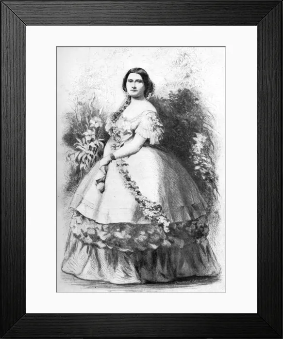 Framed Print : Harriet Lane (1830-1903), 19th century (1908) Framed Print : Harriet Lane (1830-1903), 19th century (1908)