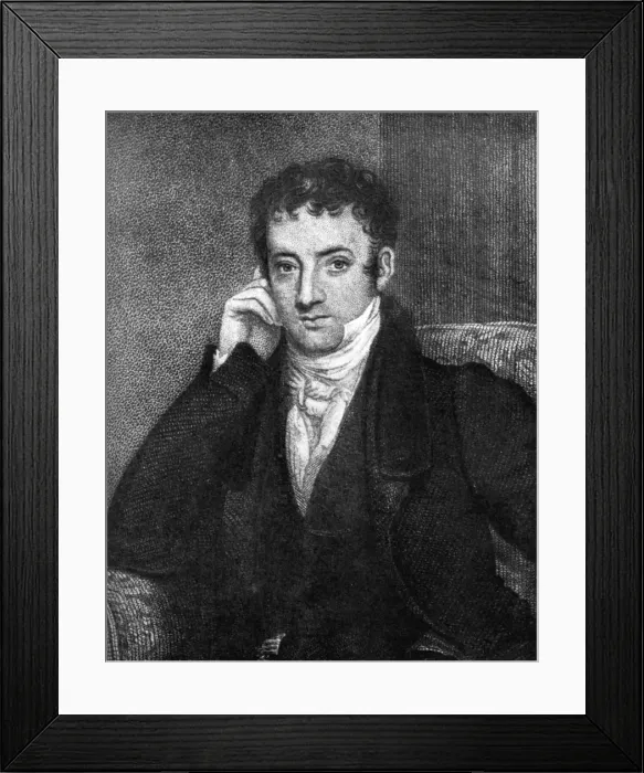 Framed Print : Washington Irving (1783-1859), American author, 19th century (1908) Framed Print : Washington Irving (1783-1859), American author, 19th century (1908)