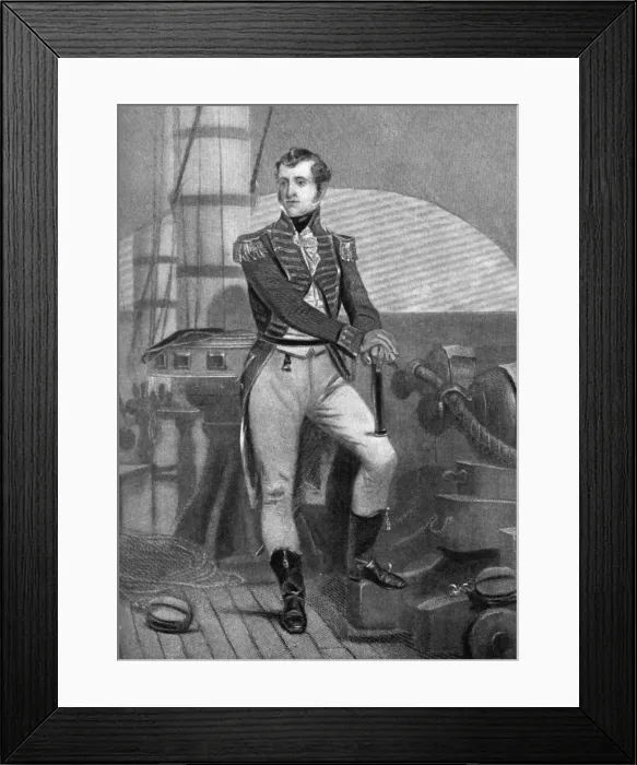Framed Print : Commodore Stephen Decatur (1779-1820), American naval officer, 19th century (1908) Framed Print : Commodore Stephen Decatur (1779-1820), American naval officer, 19th century (1908)