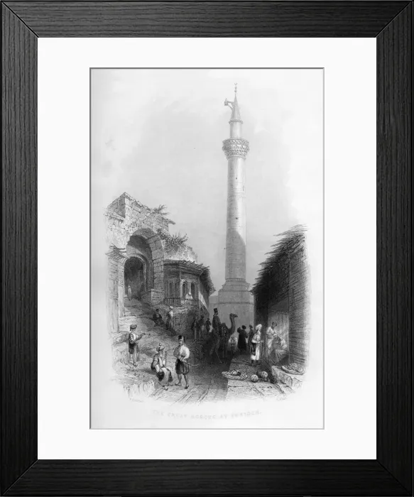 Framed Print : The Great Mosque at Antioch, Turkey, 1841. Artist: Henry Adlard Framed Print : The Great Mosque at Antioch, Turkey, 1841. Artist: Henry Adlard