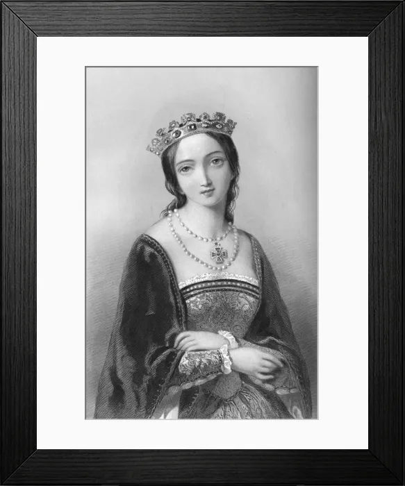 Framed Print : Queen Mary I (1516-1558), 1851. Artist: WH Egleton Framed Print : Queen Mary I (1516-1558), 1851. Artist: WH Egleton