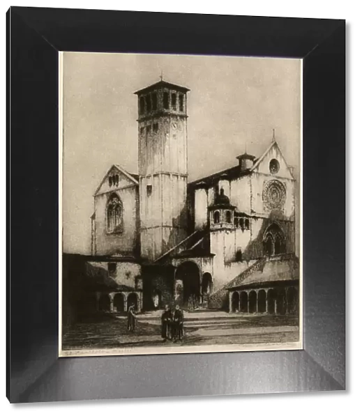The Church of San Francesco, Assisi, Italy, 1926. Artist: Louis Wherter