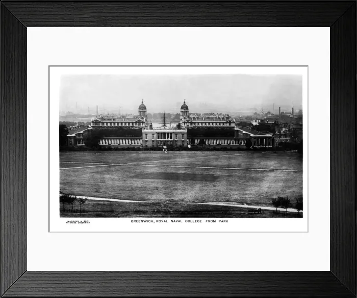 Framed Print : The Royal Naval College at Greenwich, London, early 20th century. Artist: Manning & Son Framed Print : The Royal Naval College at Greenwich, London, early 20th century. Artist: Manning & Son