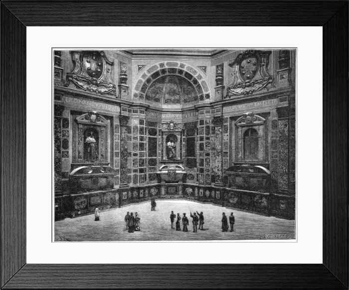 Framed Print : The tomb of the last of the Medici family, San Lorenzo Basilica, Florence, Italy, 1882 Framed Print : The tomb of the last of the Medici family, San Lorenzo Basilica, Florence, Italy, 1882