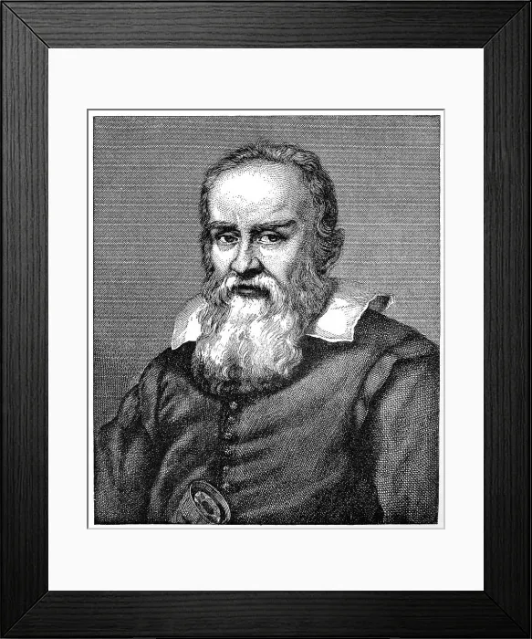 Framed Print : Galileo Galilei (1564-1642), 1882 Framed Print : Galileo Galilei (1564-1642), 1882
