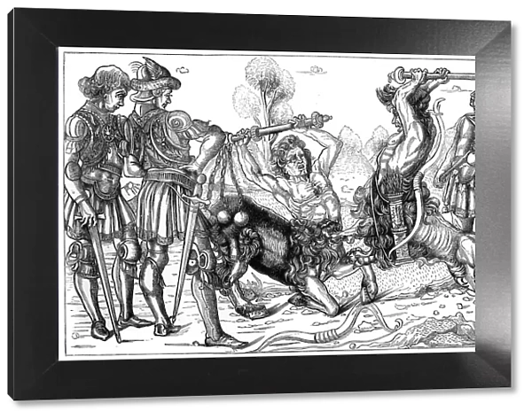 Pollaiuolos Combat of Centaurs, 1882