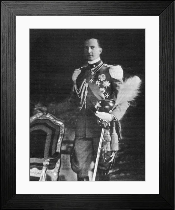 Framed Print : King Umberto II of Italy (1904-1983), 1920-1939 Framed Print : King Umberto II of Italy (1904-1983), 1920-1939