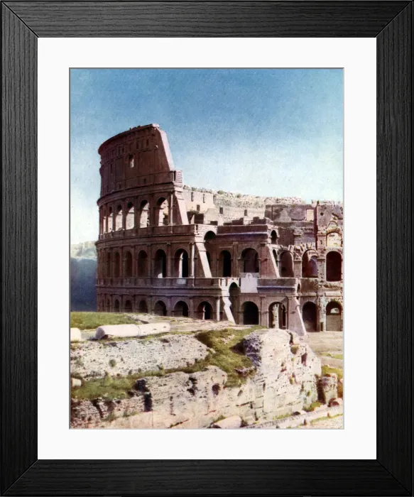 Framed Print : The Colosseum, Rome, Italy, 1933-1934 Framed Print : The Colosseum, Rome, Italy, 1933-1934