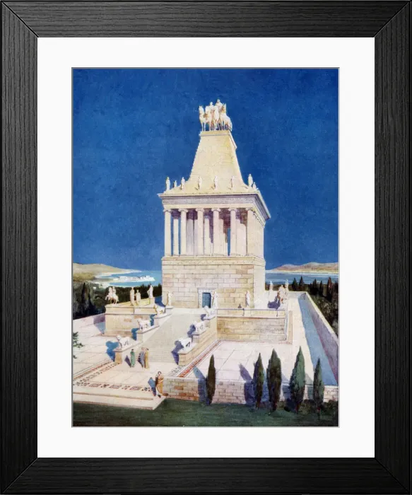 Framed Print : Tomb of Mausolus at Halicarnassus, 1933-1934 Framed Print : Tomb of Mausolus at Halicarnassus, 1933-1934