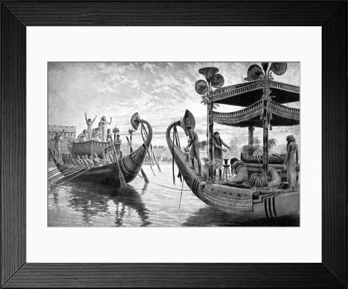 Framed Print : The mummy of Tutankhamun crossing the Nile for the last time, Egypt, 1325 BC (1933-1934) Framed Print : The mummy of Tutankhamun crossing the Nile for the last time, Egypt, 1325 BC (1933-1934)