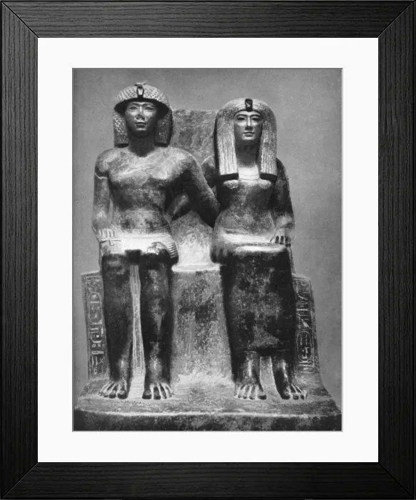 Framed Print : Pharaoh Thutmose IV and his queen, 1933-1934 Framed Print : Pharaoh Thutmose IV and his queen, 1933-1934