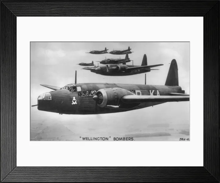 Framed Print : Wellington Bombers, c1940s Framed Print : Wellington Bombers, c1940s