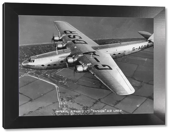 Imperial Airways Ltd Ensign Air Liner, c1930s
