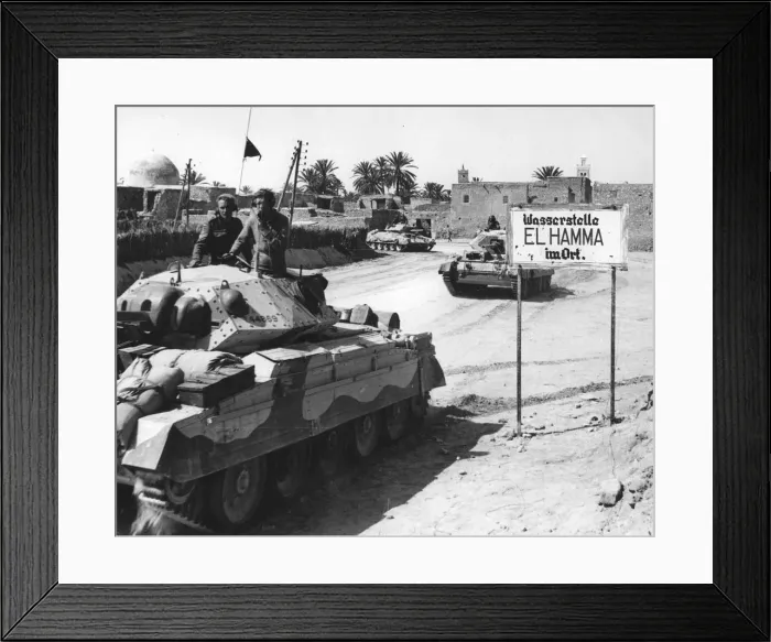 Framed Print : El Hamma, North Africa, World War Two, April 1943 Framed Print : El Hamma, North Africa, World War Two, April 1943