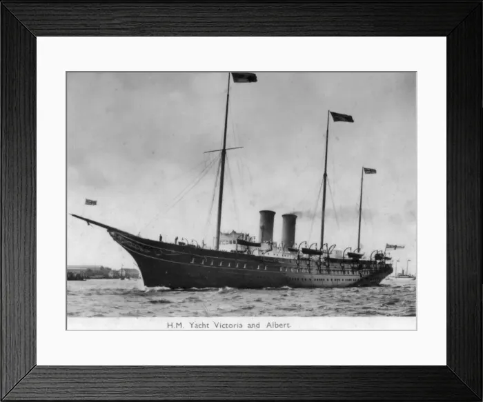 Framed Print : H M Yacht Victoria and Albert, 1900 Framed Print : H M Yacht Victoria and Albert, 1900
