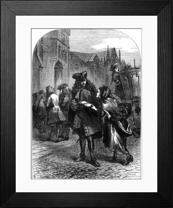 Framed Print : Harley receiving the Legions Memorial, 18th century (19th century). Artist: W Thomas Framed Print : Harley receiving the Legions Memorial, 18th century (19th century). Artist: W Thomas