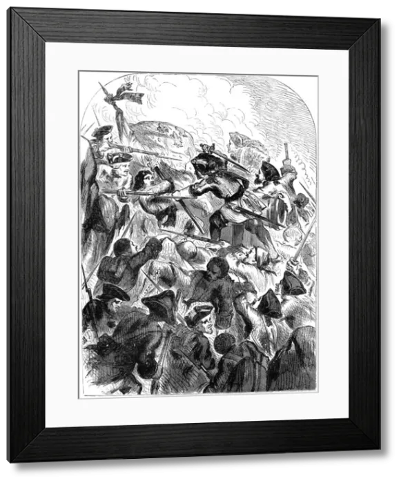 Framed Print : The Battle of Schellenberg, Austria, 1704 (19th century) Framed Print : The Battle of Schellenberg, Austria, 1704 (19th century)