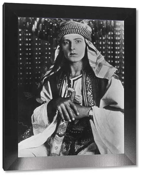 Rudolph Valentino (1895-1926) in The Sheikh, 1921