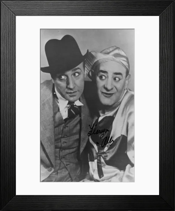 Framed Print : Flanagan and Allen, British singing and comedy double act, c1930s Framed Print : Flanagan and Allen, British singing and comedy double act, c1930s