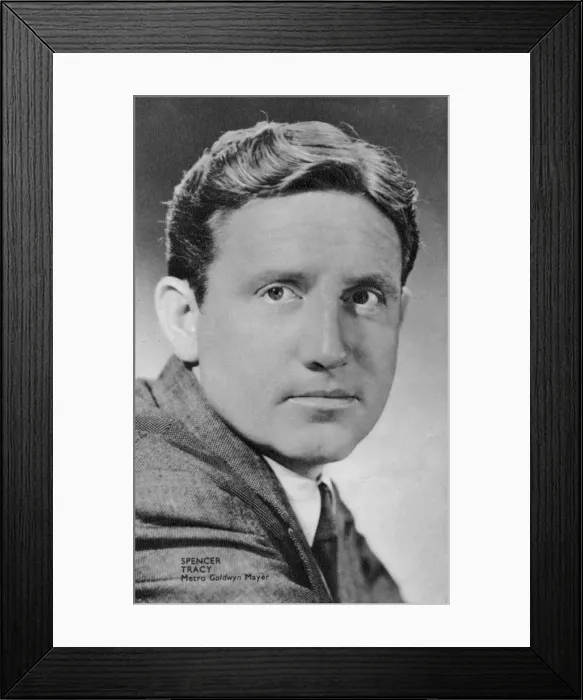 Framed Print : Spencer Tracy (1900-1967), American actor, c1930s Framed Print : Spencer Tracy (1900-1967), American actor, c1930s