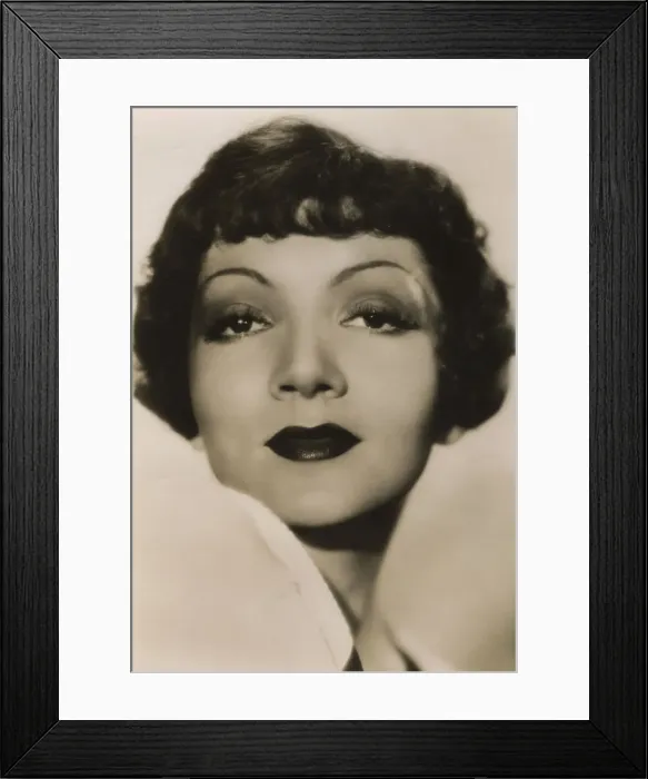 Framed Print : Claudette Colbert (1903-1996), American actress, c1930s Framed Print : Claudette Colbert (1903-1996), American actress, c1930s