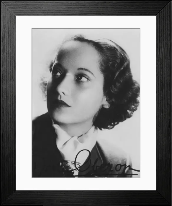 Framed Print : Merle Oberon (1911-1979), British actress, c1930s Framed Print : Merle Oberon (1911-1979), British actress, c1930s