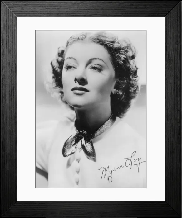 Framed Print : Myrna Loy (1905-1993), American actress, c1930s Framed Print : Myrna Loy (1905-1993), American actress, c1930s
