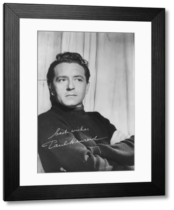 Framed Print : Paul Henreid (1908-1992), Austrian-born American actor and director, c1940s Framed Print : Paul Henreid (1908-1992), Austrian-born American actor and director, c1940s