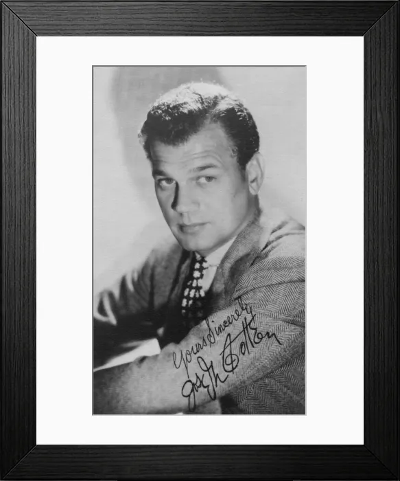 Framed Print : Joseph Cotton (1905-1995), American actor, c1930s Framed Print : Joseph Cotton (1905-1995), American actor, c1930s