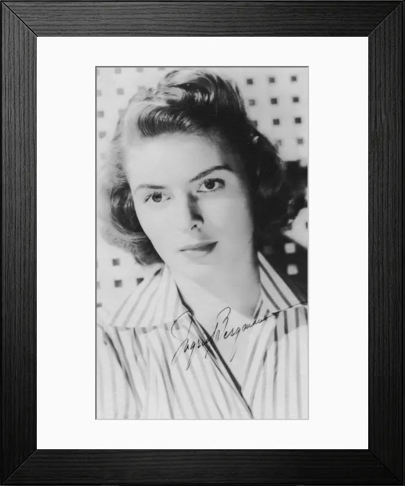 Framed Print : Ingrid Bergman (1915-1982), Swedish actress, c1930s Framed Print : Ingrid Bergman (1915-1982), Swedish actress, c1930s