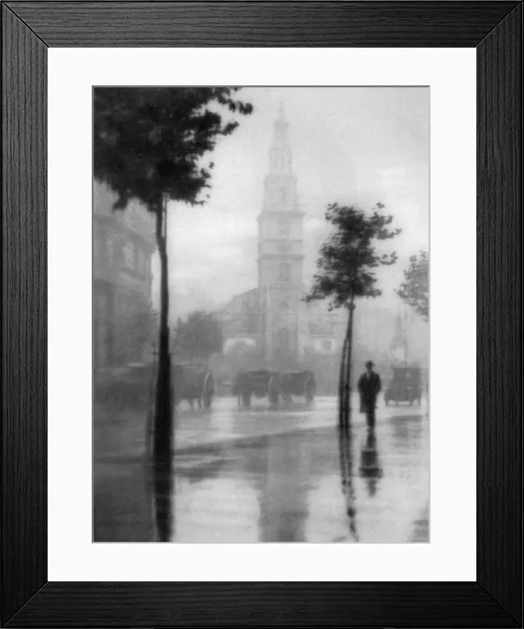 Framed Print : St Clement Danes Church, Strand, London, 1924-1926. Artist: GF Prior Framed Print : St Clement Danes Church, Strand, London, 1924-1926. Artist: GF Prior