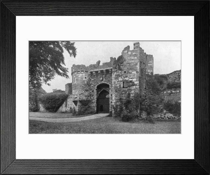 Framed Print : Gateway to Beaumaris Castle, Anglesey, Wales, 1924-1926 Framed Print : Gateway to Beaumaris Castle, Anglesey, Wales, 1924-1926
