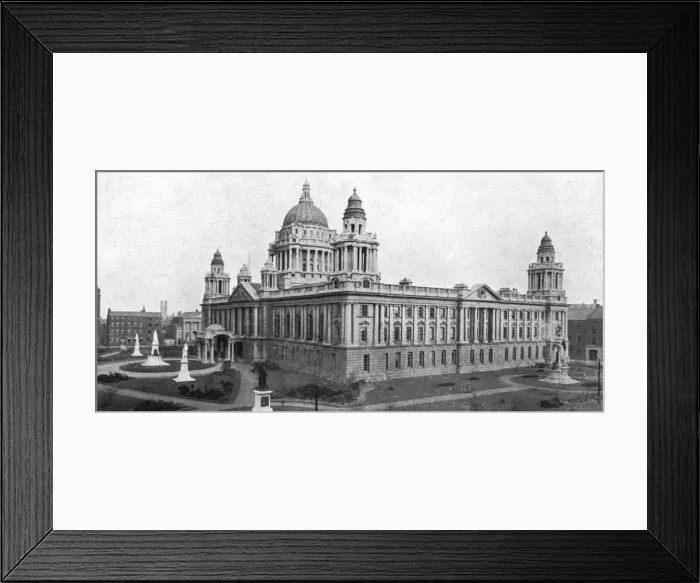 Framed Print : City Hall, Belfast, 1924-1926. Artist: WA Green