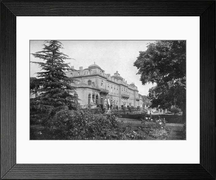 Framed Print : Wrest Park from the south-west, Silsoe, Bedfordshire, 1924-1926. Artist: HN King Framed Print : Wrest Park from the south-west, Silsoe, Bedfordshire, 1924-1926. Artist: HN King