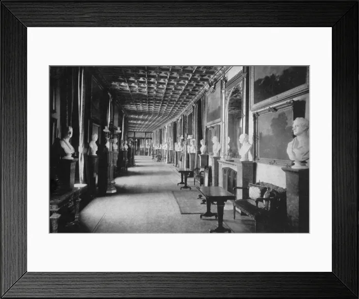 Framed Print : The Grand Corridor, Windsor Castle, Berkshire, 1924-1926. Artist: HN King Framed Print : The Grand Corridor, Windsor Castle, Berkshire, 1924-1926. Artist: HN King