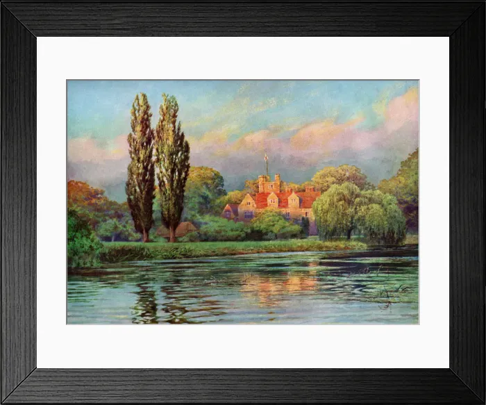Framed Print : Bisham Abbey, Berkshire, 1924-1926. Artist: FC Varley Framed Print : Bisham Abbey, Berkshire, 1924-1926. Artist: FC Varley