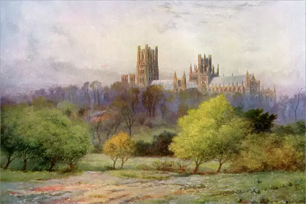 Ely Cathedral, Cambridgeshire, 1924-1926. Artist: FC Varley