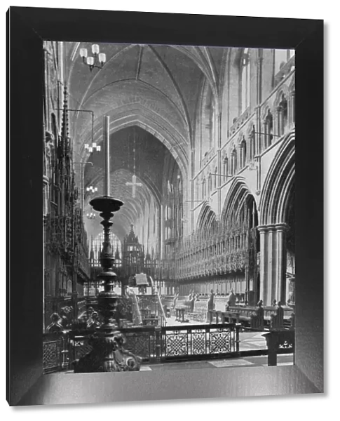 The choir, Chester Cathedral, Cheshire, 1924-1926
