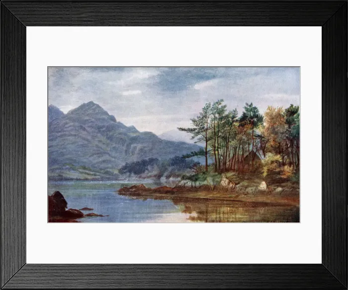 Framed Print : Gougane-Barra, County Cork, Ireland, 1924-1926. Artist: Henry Albert Hartland