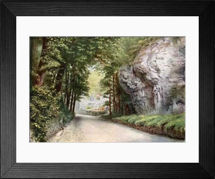 Framed Print : Stony Middleton, Derbyshire, 1924-1926. Artist: Felix Harrand Framed Print : Stony Middleton, Derbyshire, 1924-1926. Artist: Felix Harrand