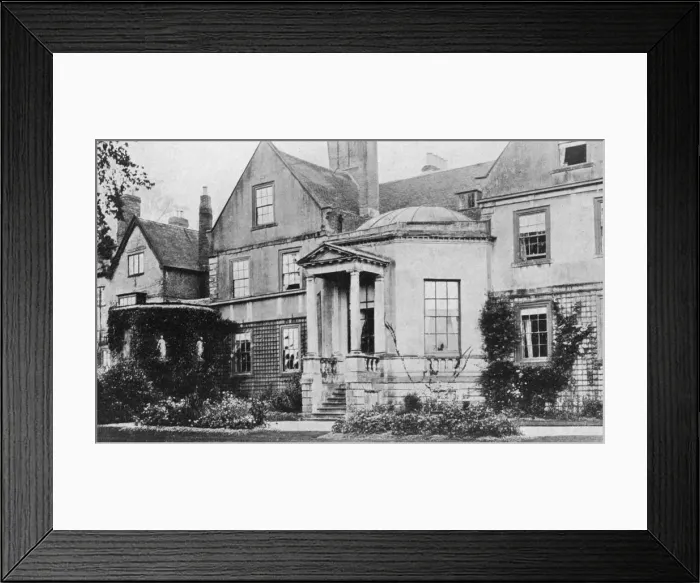Framed Print : The Mansion, Ashbourne, Derbyshire, 1924-1926. Artist: H Walker