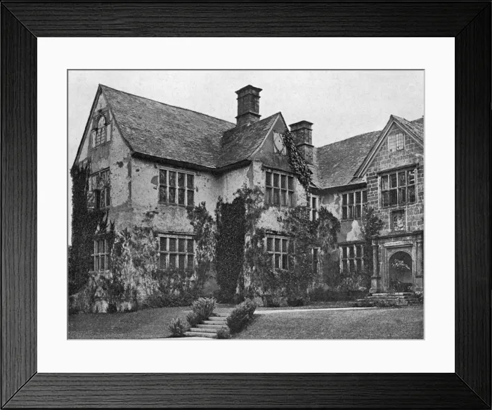 Framed Print : Sydenham House, Marystow, Devon, 1924-1926. Artist: Valentine & Sons Framed Print : Sydenham House, Marystow, Devon, 1924-1926. Artist: Valentine & Sons