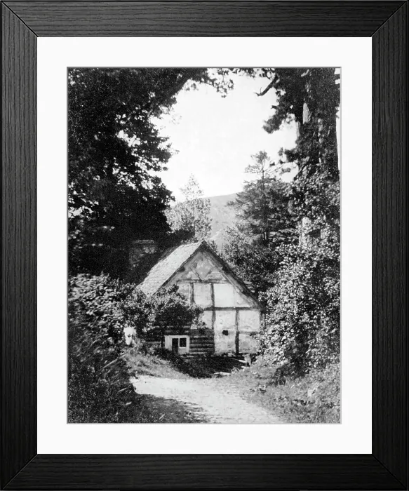 Framed Print : A Radnorshire cottage, Wales, 1924-1926. Artist: Herbert Felton Framed Print : A Radnorshire cottage, Wales, 1924-1926. Artist: Herbert Felton